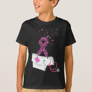 Breast Cancer Awareness Pink Ribbon Stethoscope Gi T-Shirt