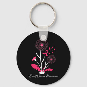 Breast Cancer Awareness Pink Ribbon Support Gift  Key Ring
