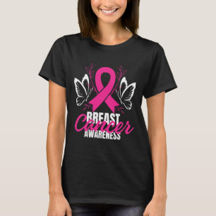 Breast Cancer Awareness Pink Ribbon Support Squad T-Shirt