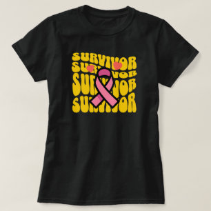 Breast Cancer Awareness Pink Ribbon Survivor T-Shirt