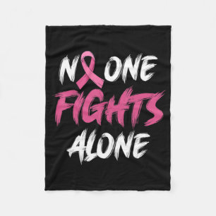 Breast Cancer Awareness Pink Ribbon T-Shirt80  Fleece Blanket