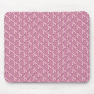 Breast Cancer Awareness Pink Ribbons Mouse Pad