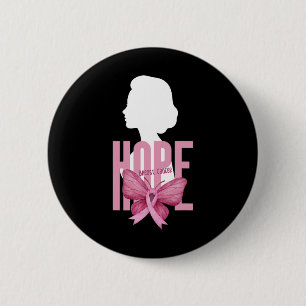 Breast Cancer Awareness Pink Support Breast Cancer 6 Cm Round Badge