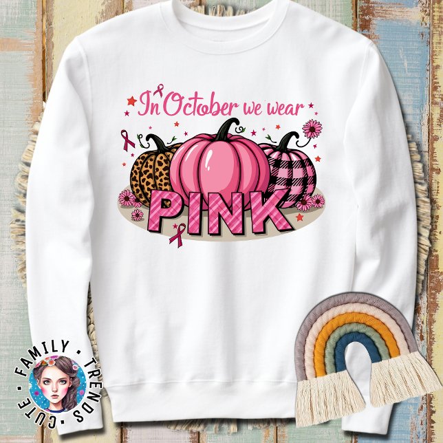 Breast Cancer Awareness Pink Support Squad Outfit  Sweatshirt (Creator Uploaded)