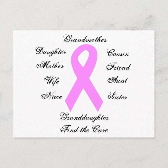 Breast Cancer Awareness Postcard (Front)