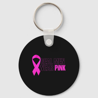 Breast Cancer Awareness Real Men Wear Pink Key Ring