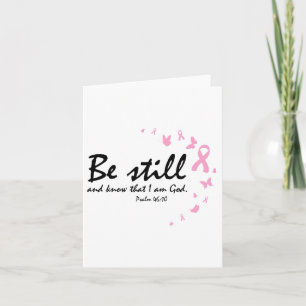 Breast Cancer Awareness Religious Christian Gifts  Card