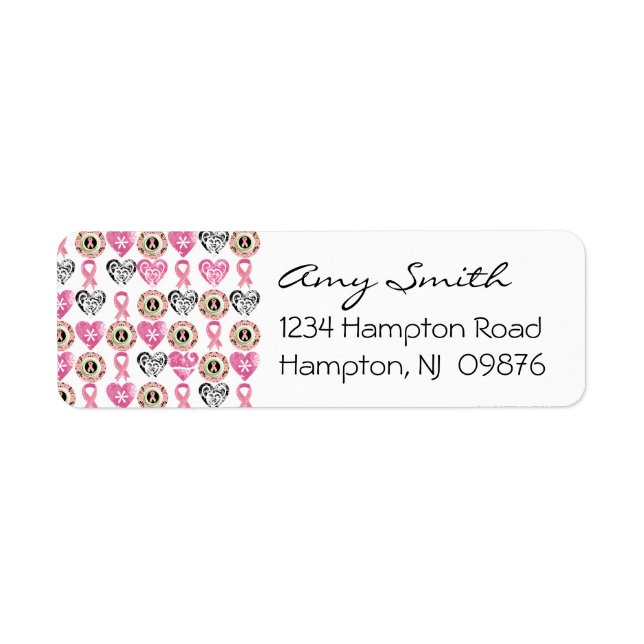 Breast Cancer Awareness Return Address Label (Front)