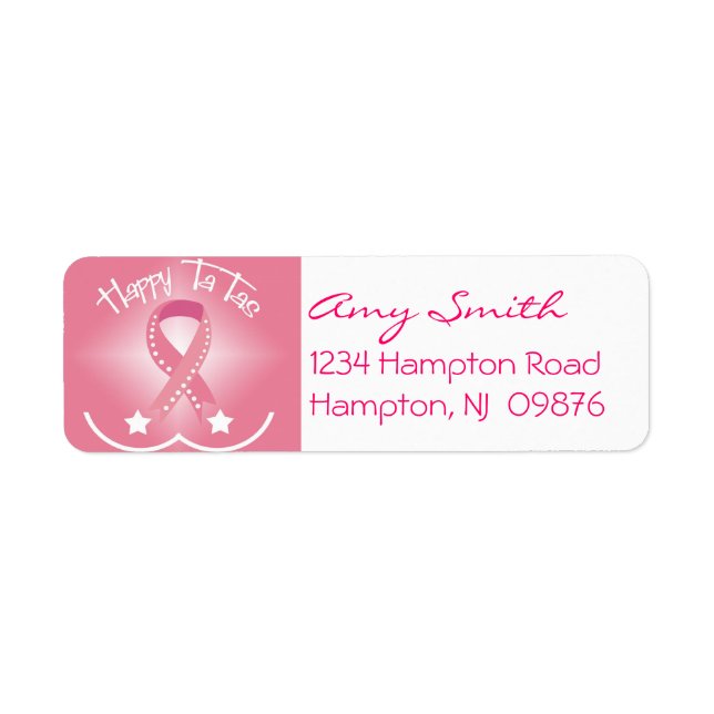 Breast Cancer Awareness Return Address Label (Front)