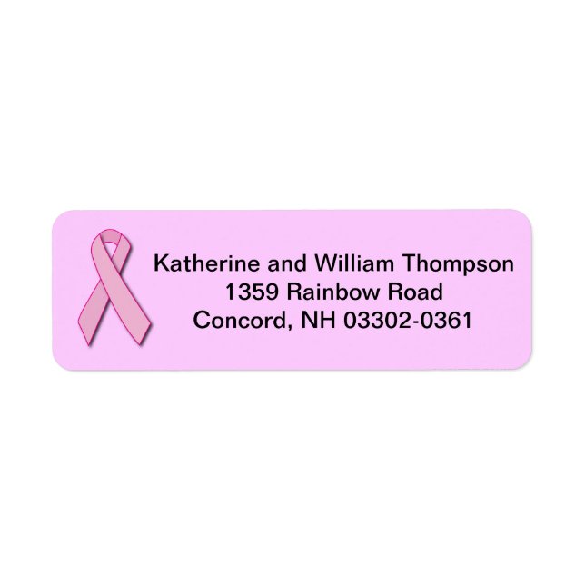 Breast Cancer Awareness Ribbon (Front)