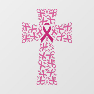 Breast Cancer Awareness Ribbon Cross