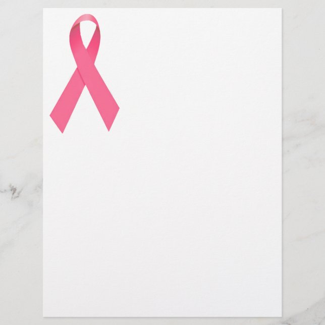 Breast Cancer Awareness Ribbon Flyer (Front)