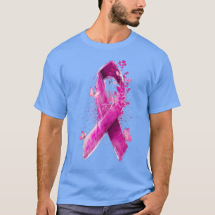 Breast Cancer Awareness Ribbon Pink In October We T-Shirt