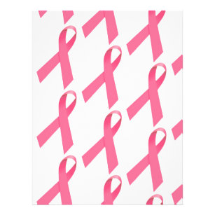 Breast Cancer Awareness Ribbon Print Flyer