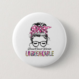 Breast Cancer Awareness Ribbon Support Gifts 6 Cm Round Badge