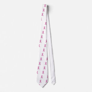 Breast Cancer Awareness Ribbon Tie