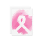 Breast Cancer Awareness Ribbon Watercolor