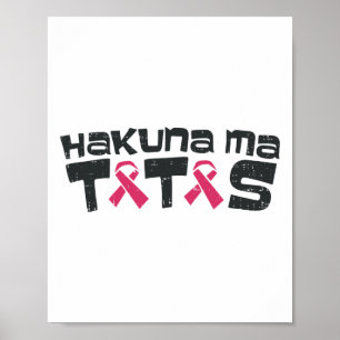 Breast Cancer Awareness Shirt Ma Support Gift  Poster