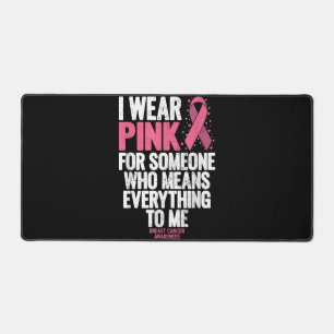 Breast Cancer Awareness Shirts for Family Breast C Desk Mat