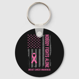 Breast Cancer Awareness Shirts Support Family Brea Key Ring