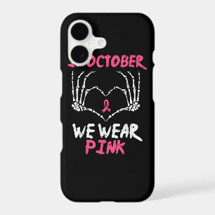 Breast Cancer Awareness Skeleton Heart Women