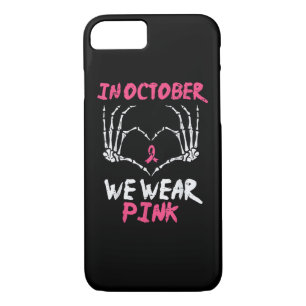 Breast Cancer Awareness Skeleton Heart Women Case-Mate iPhone Case