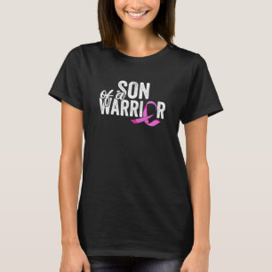 Breast Cancer Awareness Son Apparel Warrior Mum T-Shirt