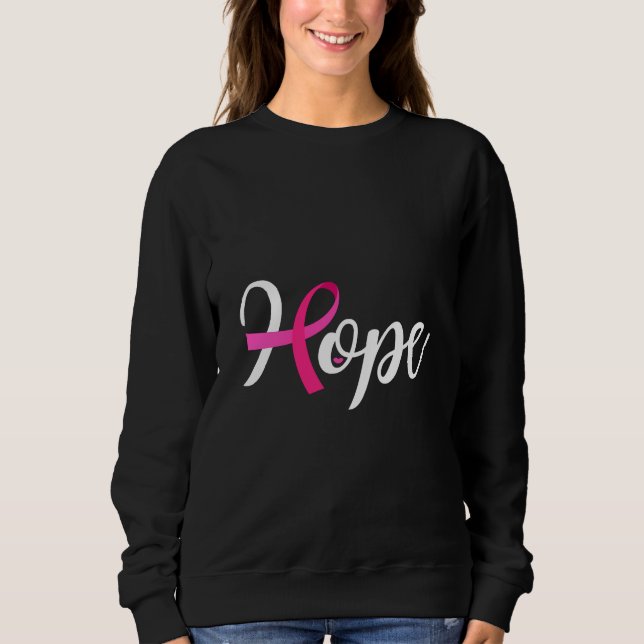 Breast Cancer Awareness Support Gift Sweatshirt (Front)