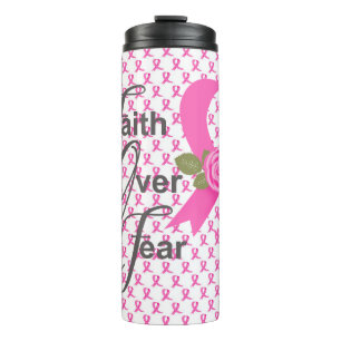 BREAST CANCER AWARENESS & SUPPORT THERMAL TUMBLER