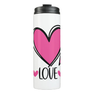 BREAST CANCER AWARENESS & SUPPORT THERMAL TUMBLER