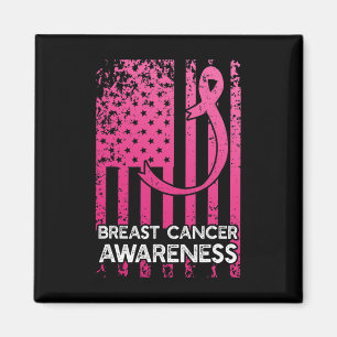 Breast Cancer Awareness Support Us Survivor Warrio Magnet
