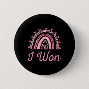 Breast Cancer Awareness Survivor I Won Leopard Pin