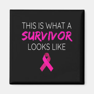 Breast Cancer Awareness Survivor-Pink Ribbon Gifts Magnet