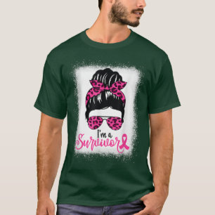 Breast Cancer Awareness Survivor Women Leopard Pri T-Shirt