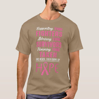 Breast Cancer Awareness T   Pink Ribbon Awareness  T-Shirt