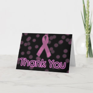 Breast Cancer Awareness Thank You Card