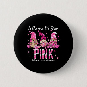 Breast Cancer Awareness Warrior Support Squad 6 Cm Round Badge