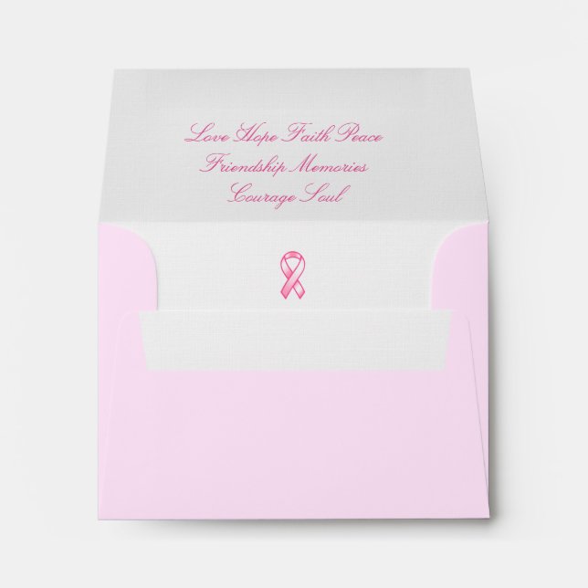 Breast Cancer Awareness With Love Envelopes (Back (Bottom))