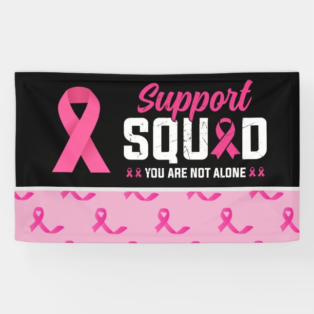 Breast Cancer Awareness with Pink Ribbon   Banner (Horizontal)