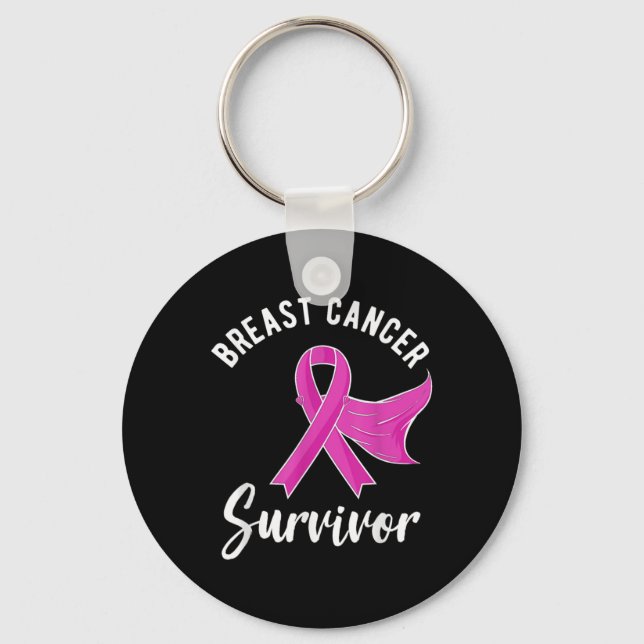 Breast Cancer Awareness Women Survivor Nk  Key Ring (Front)