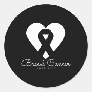 Breast Cancer Awareness - World Cancer Day Februar Classic Round Sticker