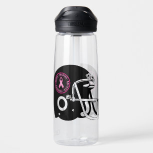 Breast Cancer Awearness Football Water Bottle