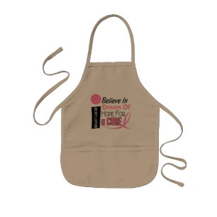 Breast Cancer BELIEVE DREAM HOPE Kids Apron