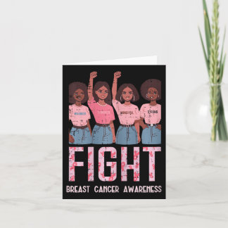 Breast Cancer Black Women Fight Warrior Survivor A Card