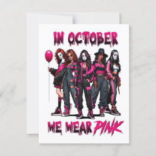 Breast Cancer Bow 2025 t-shirt   Breast Cancer Awa Postcard