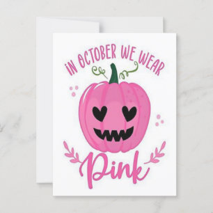 Breast Cancer Bow 2025 t-shirt Breast Cancer Awa Postcard
