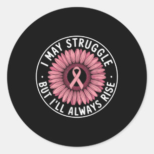 Breast Cancer Classic Round Sticker