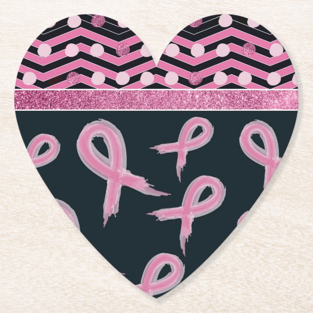 Breast Cancer Coasters (Front)