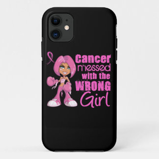 Breast Cancer Combat Girl 1 iPhone 11 Case