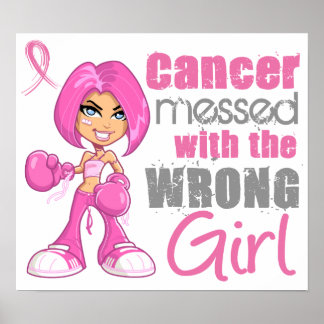 Breast Cancer Combat Girl 1 Poster